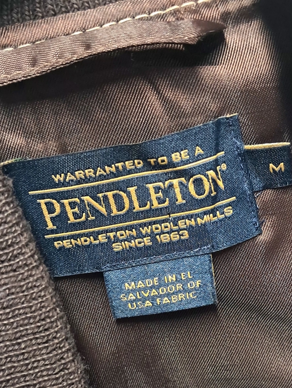 Pendleton Gorge Snap-Front Wool Jacket Size M - Picture 8 of 13